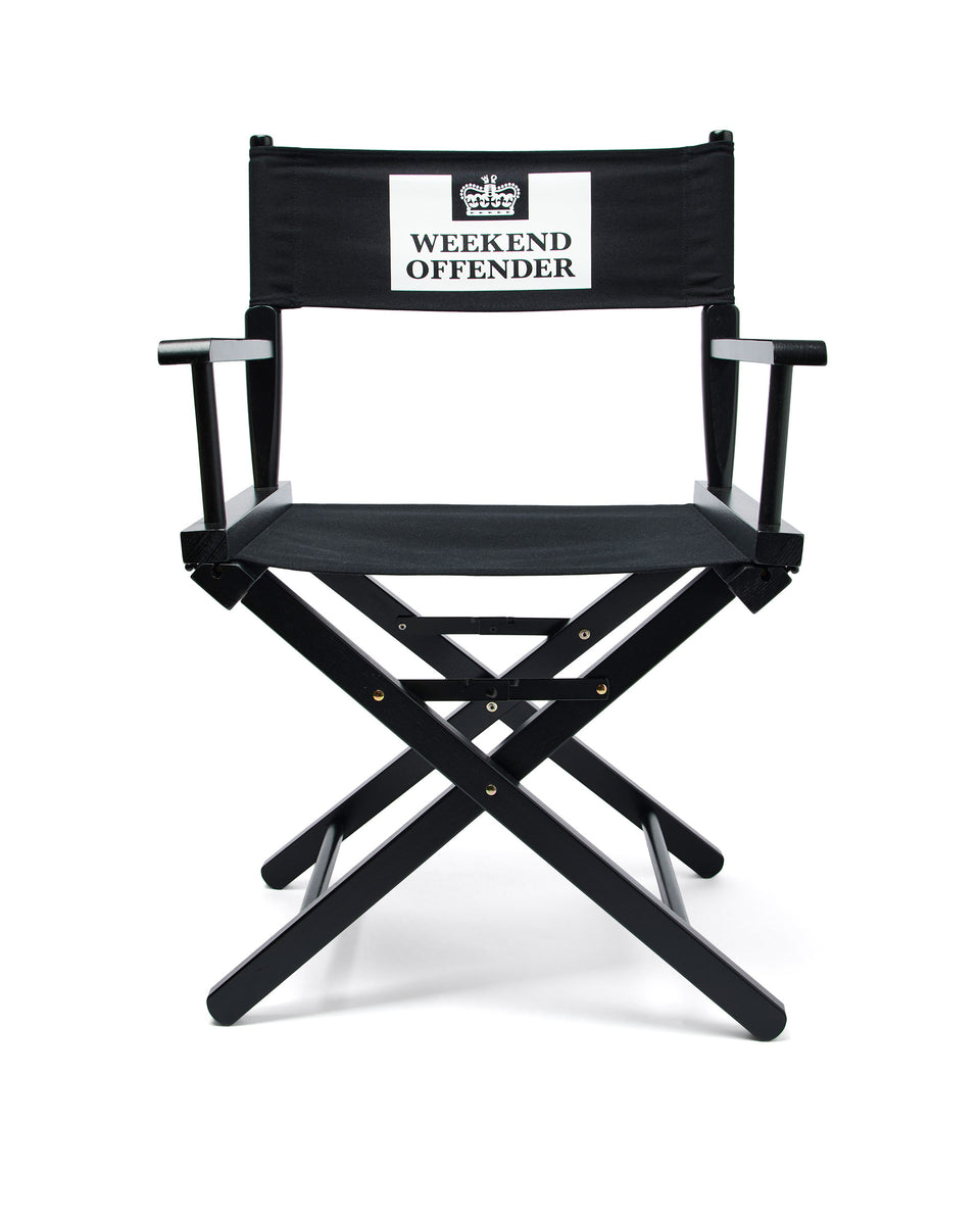Directors Chair Black – Weekend Offender