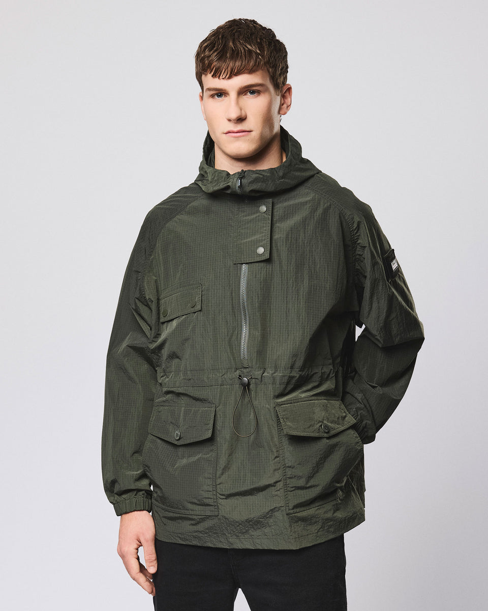 Zeralda Overhead Jacket Black Forest Green – Weekend Offender