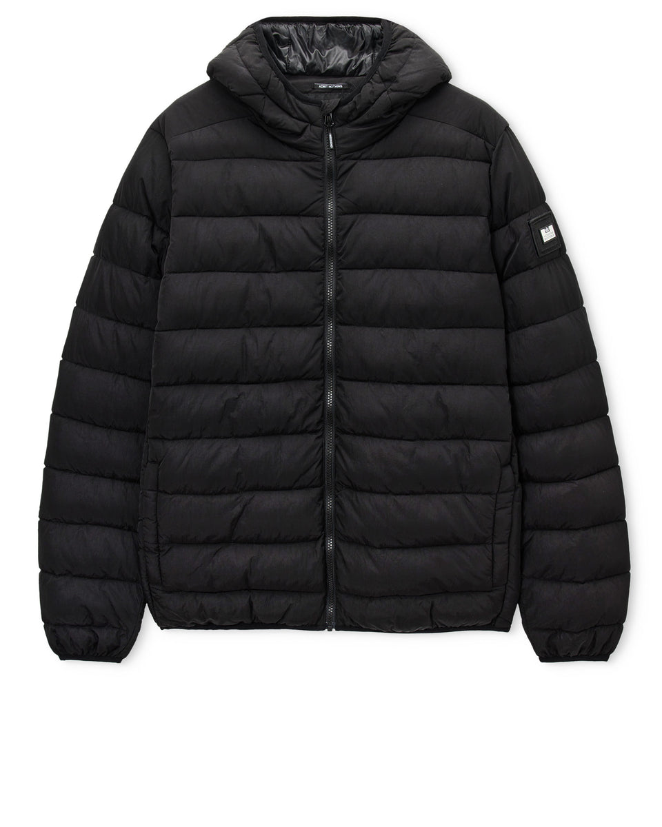 La Guardia Puffer Jacket Black – Weekend Offender