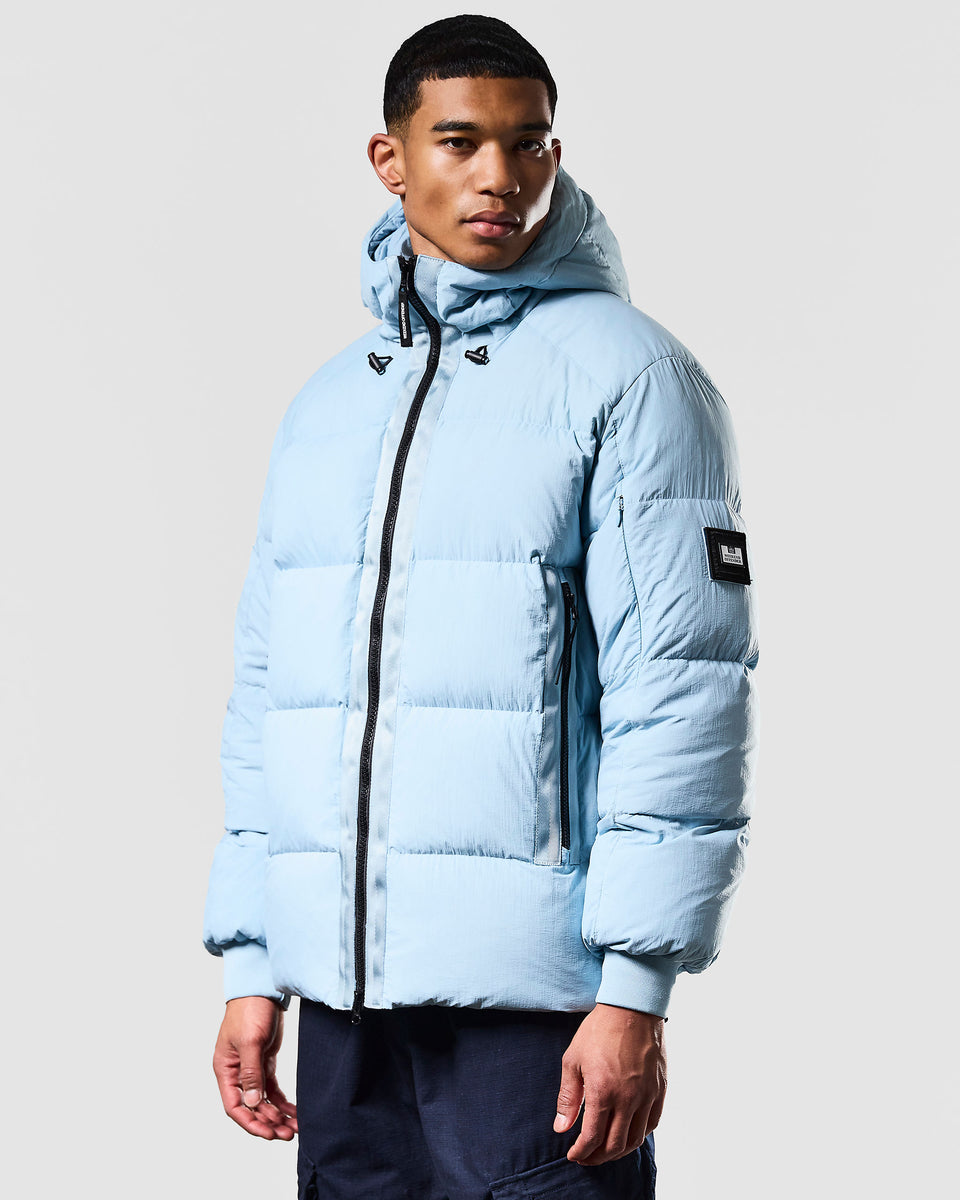 Amsterdam Down Jacket Winter Sky Blue – Weekend Offender