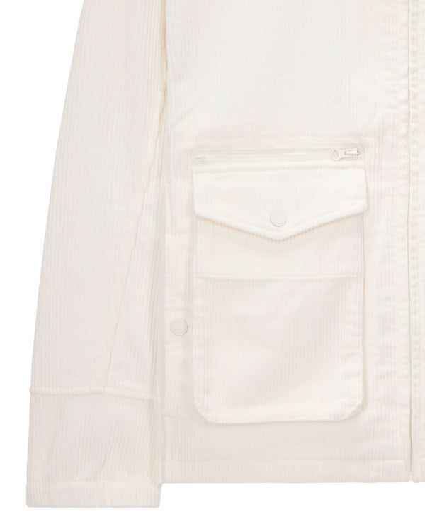 Vinnie Cord Over-Shirt Winter White