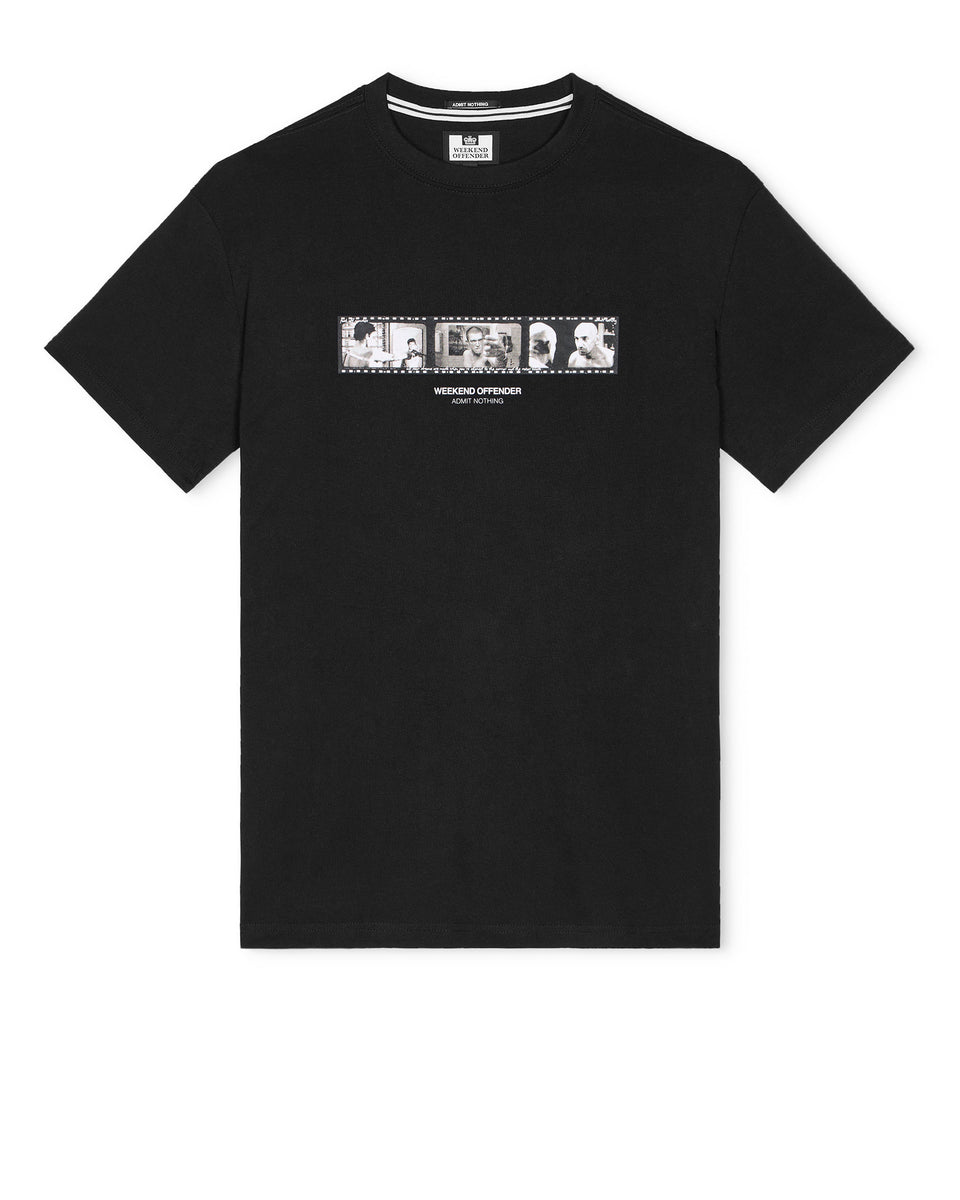 Reflection Graphic T-Shirt Black – Weekend Offender