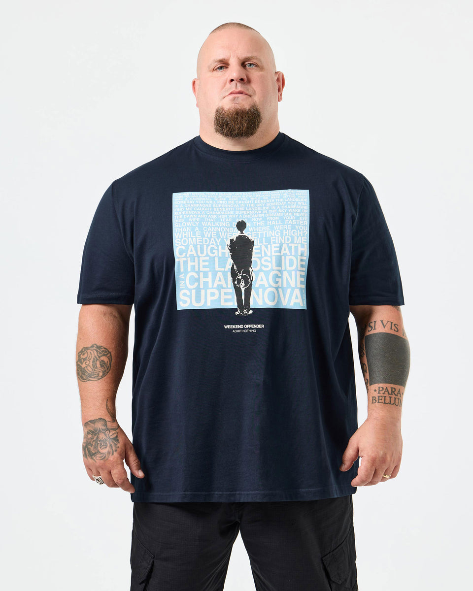 Plus Size - Supernova Graphic T-Shirt Navy/Blue – Weekend Offender