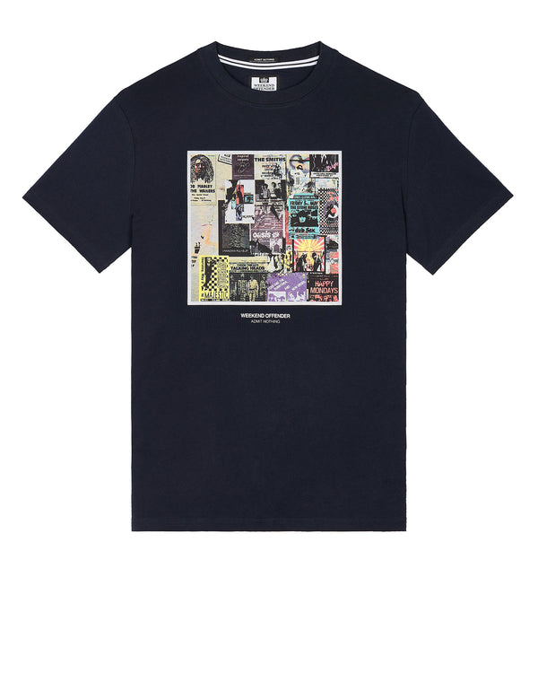 Posters Graphic T-Shirt Navy