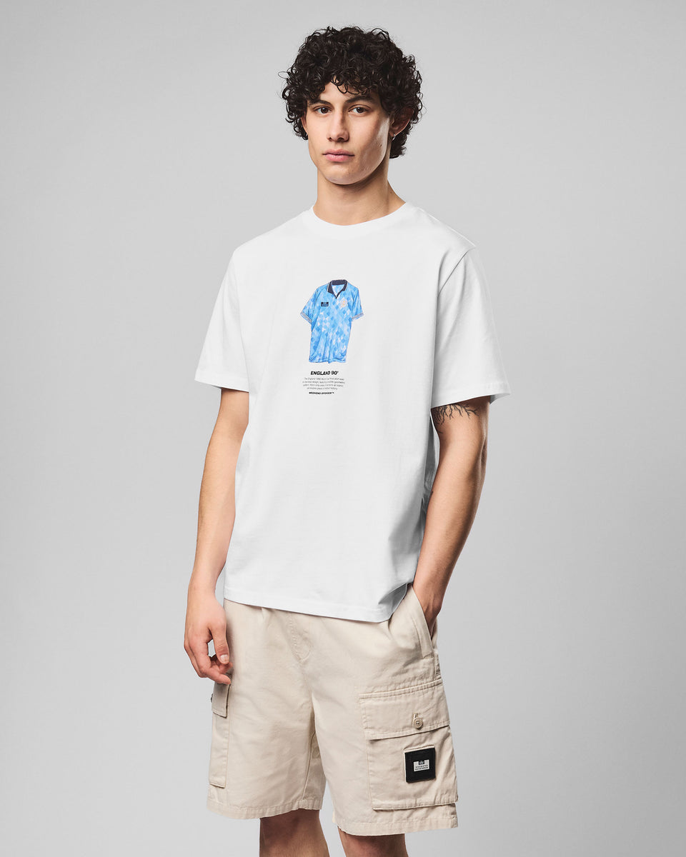 トップス Butcher Products football tee Butcher Graphic T-Shirt White – Weekend Offender