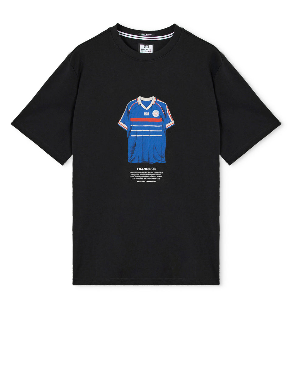 Zidane Graphic T-Shirt Black – Weekend Offender
