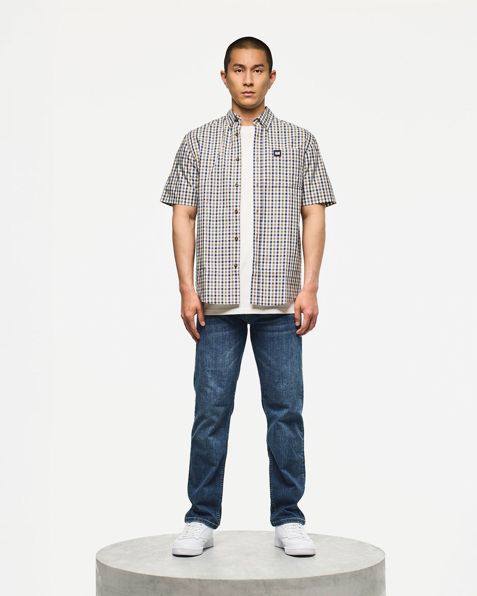 Joyce Holiday Shirt Mid House Check – Weekend Offender