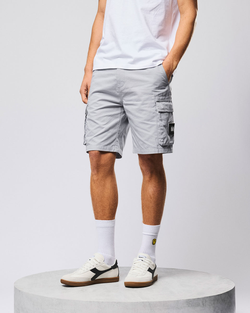 Mascia Cargo Short Smokey Grey – Weekend Offender