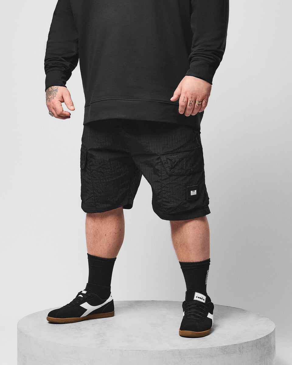 Plus Size - Zemmouri Cargo Shorts Black – Weekend Offender