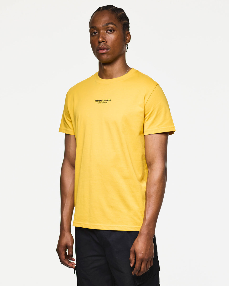 Millergrove T-Shirt Honey Yellow/Black