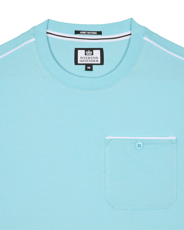 Kea Pocket T-Shirt Saltwater Blue