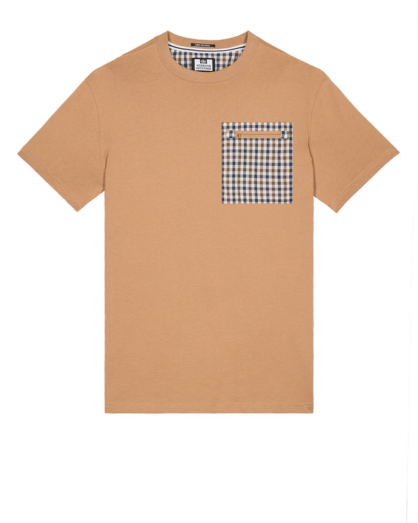 Gorman Pocket T-Shirt Cognac Brown