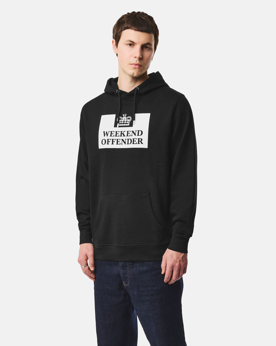 HM Service Classic Hoodie Black – Weekend Offender