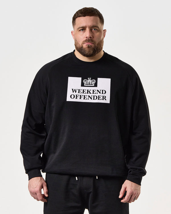 Penitentiary Classic Sweatshirt Black - Plus Size