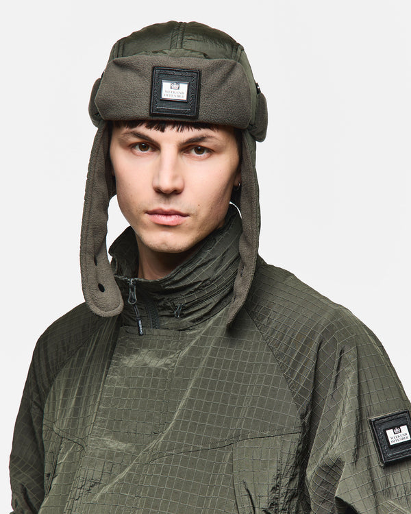 Wyant Trapper Hat Black Forest Green