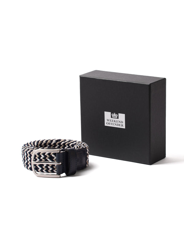 Boxed Woven Belt Multi