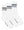 Striped Sports Socks White