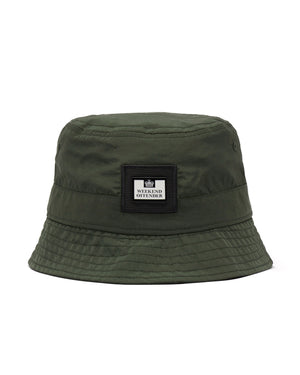 Long Beach Blvd Bucket Hat Black Forest Green