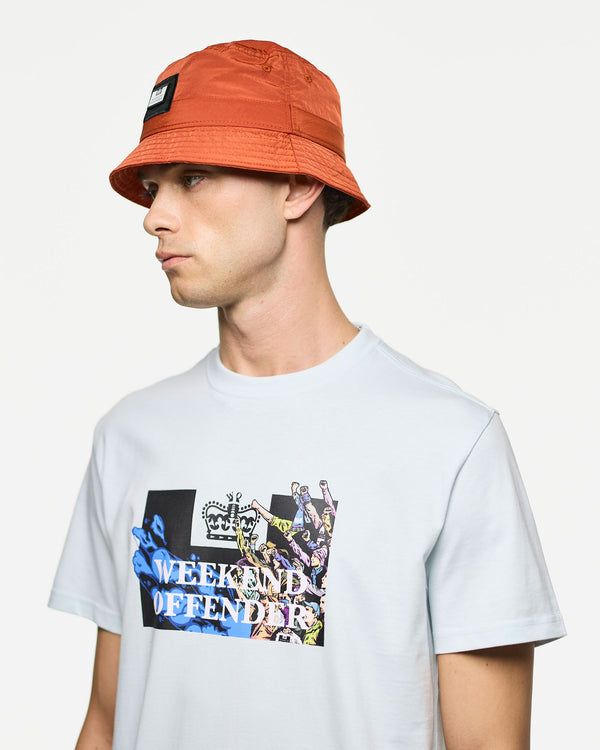 Long Beach Blvd Bucket Hat Sunset Orange
