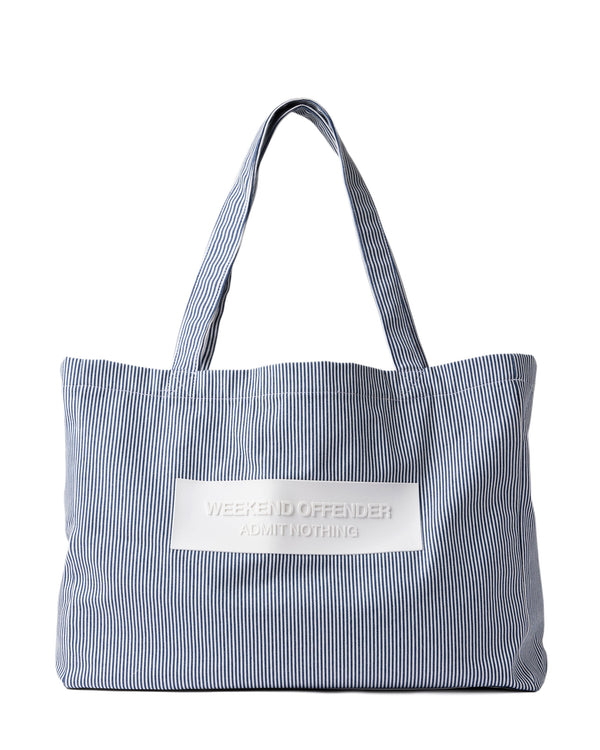 La Mina Tote Bag Ticking Stripe