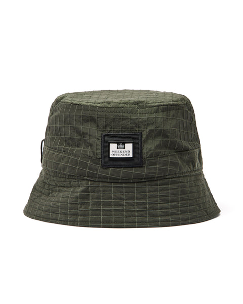 Boukhari Bucket Hat Black Forest Green – Weekend Offender