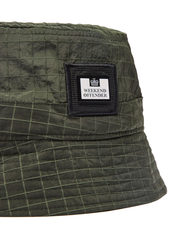 Boukhari Bucket Hat Black Forest Green