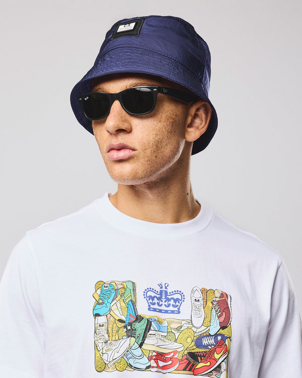 Long Beach Blvd Bucket Hat Dark Sapphire