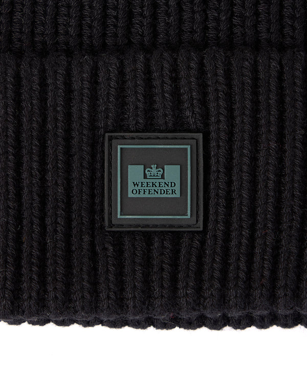 Kettama Rib Knit Beanie Black
