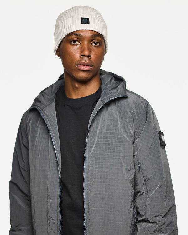 Kettama Rib Knit Beanie Ivory