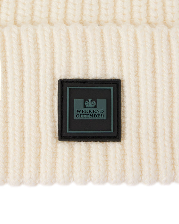 Kettama Rib Knit Beanie Ivory