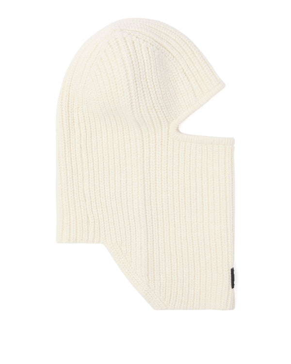 Oden Rib Knit Balaclava Ivory