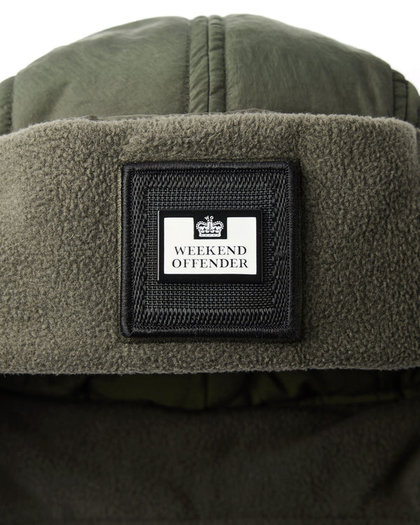 Wyant Trapper Hat Black Forest Green