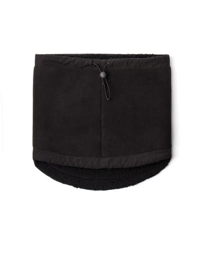 Lufra Fleece-Schlauchschal Schwarz
