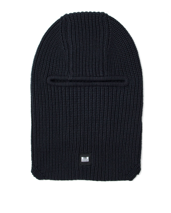 Passamontagna in maglia a coste Oden blu navy