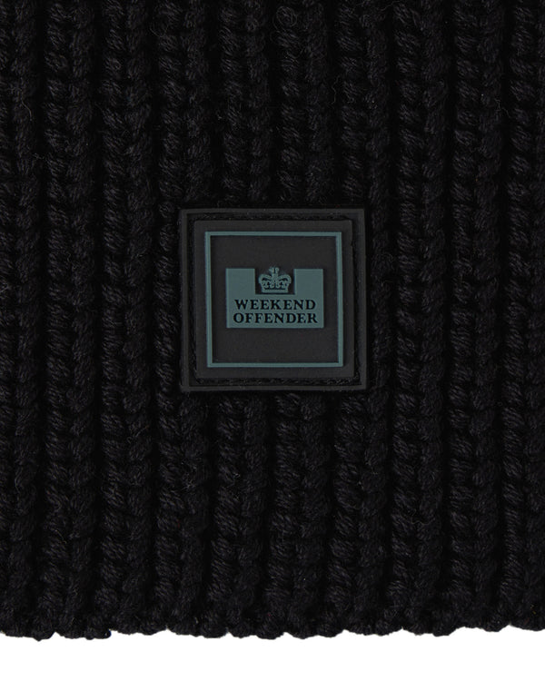 Oden Rib Balaclava Black