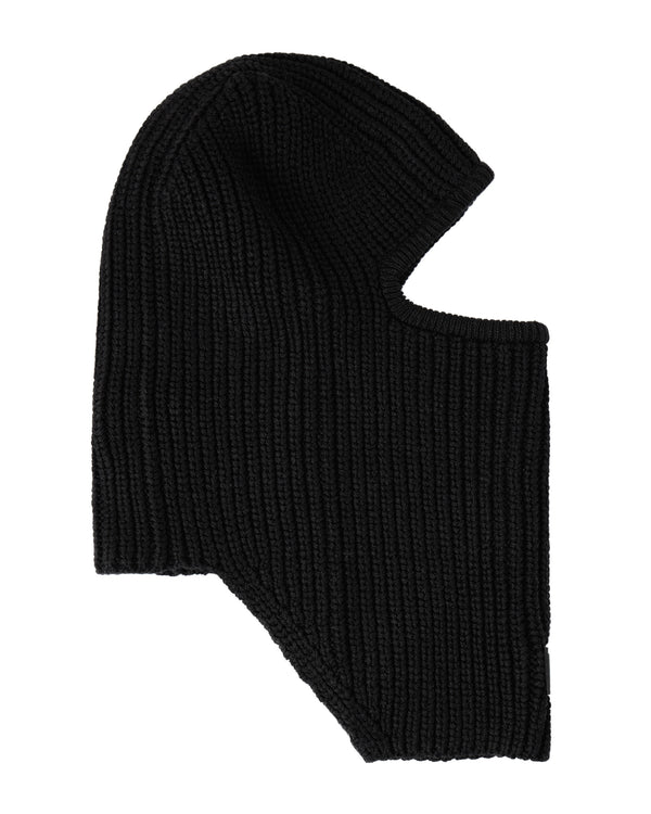 Oden Rib Balaclava Black