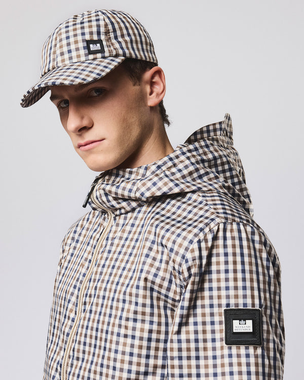 Clay Baseball Cap Mid House Check