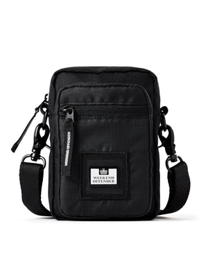 Small Crossbody Bag Black Ripstop