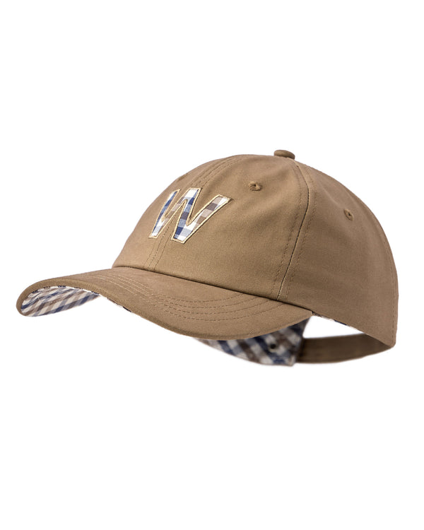 Hattori Cap Mocha Brown/Mid House Check