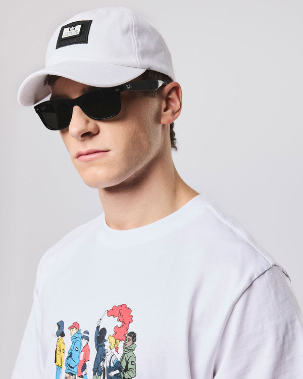 Louis Baseball Cap White