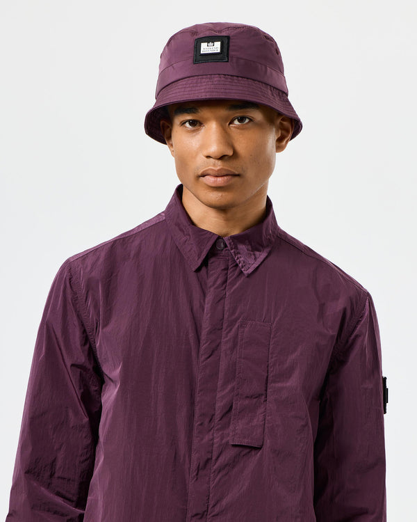 Long Beach Blvd Bucket Hat Acai Berry