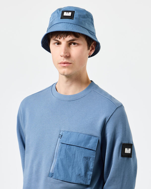 Long Beach Blvd Bucket Hat Baltic Blue