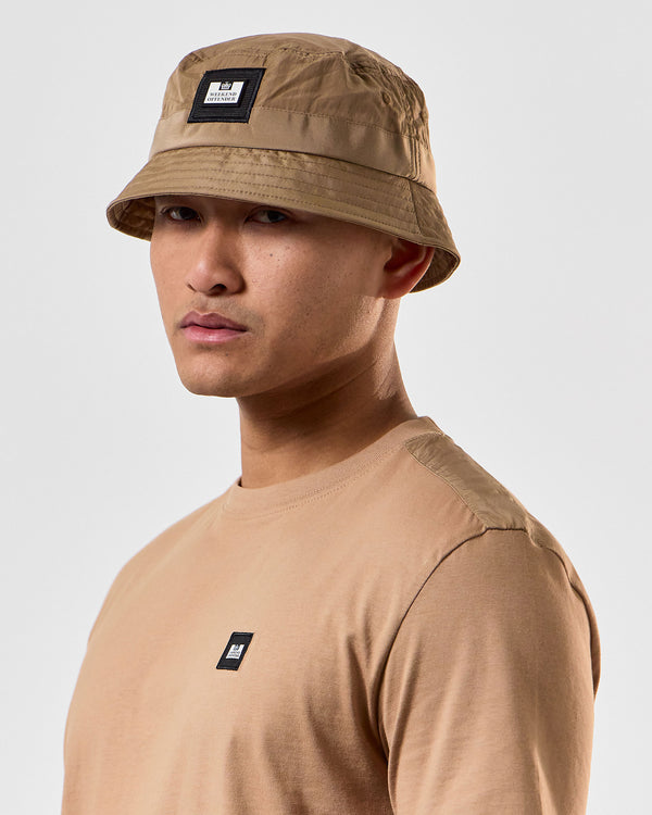 Long Beach Blvd Bucket Hat Cognac Brown