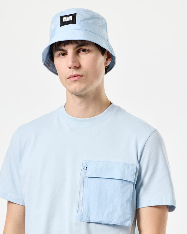 Long Beach Blvd Bucket Hat Ocean Wave Blue