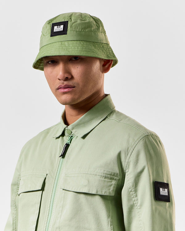 Long Beach Blvd Bucket Hat Pale Moss Green