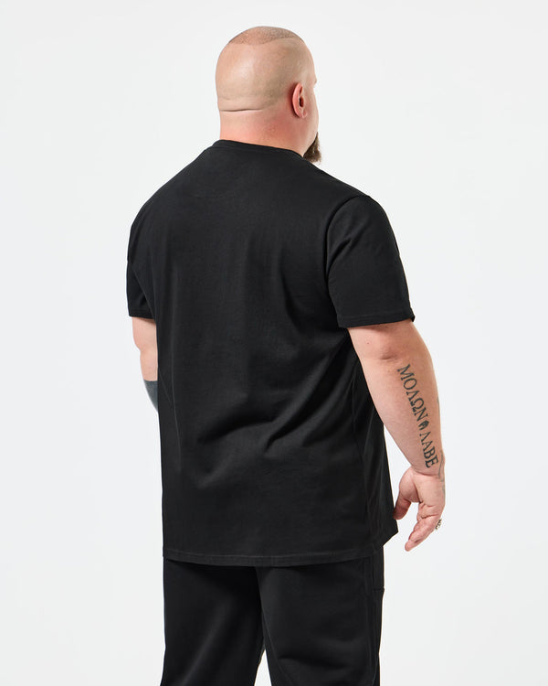 Plus Size - Leo Gregory Graphic T-Shirt Black