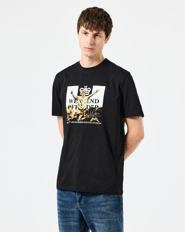 Leo Gregory Graphic T-Shirt Black