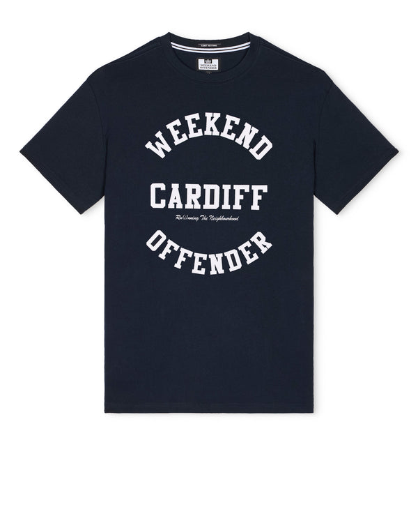 City Series 1 Cardiff T-Shirt Navy/White