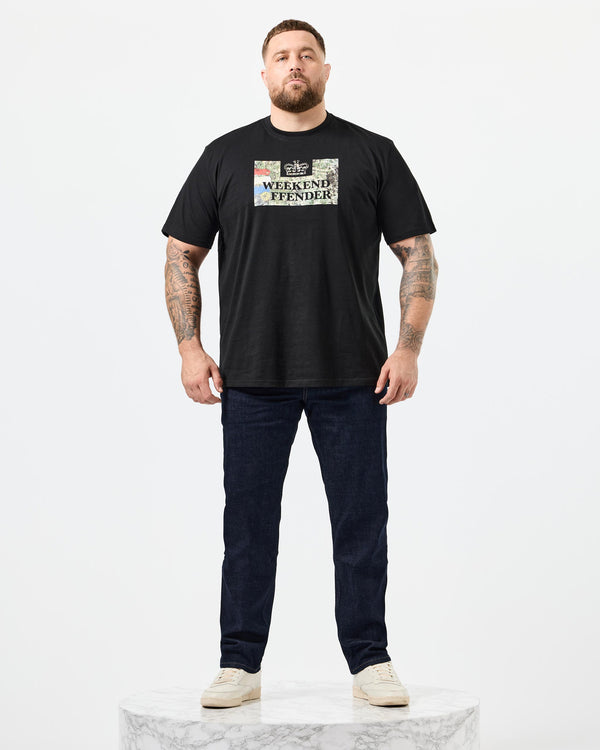 Plus Size - Badman Graphic T-Shirt Black