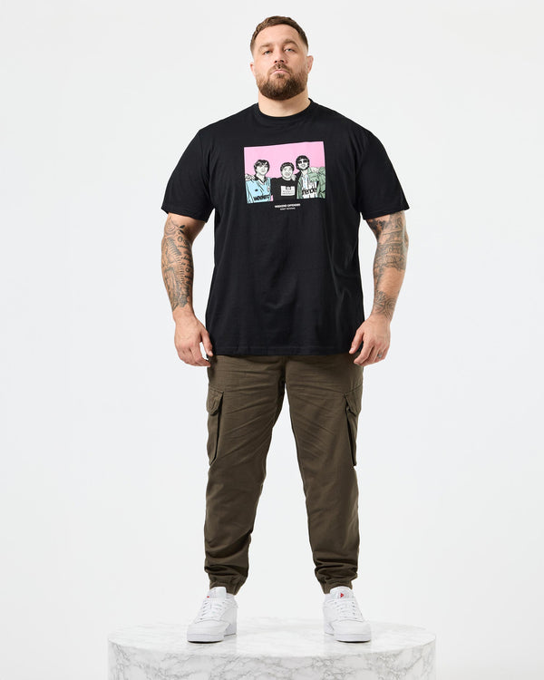 Plus Size - Diego Graphic T-Shirt Black